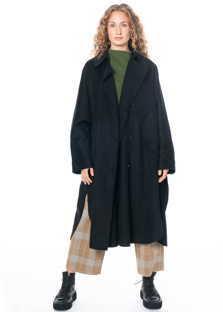 JNBY, Buttonable Wool Cape with Collar | NOBANANAS
