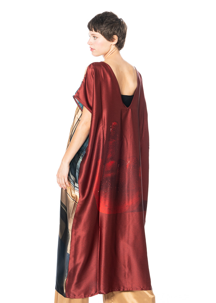 Iconic silk dress top