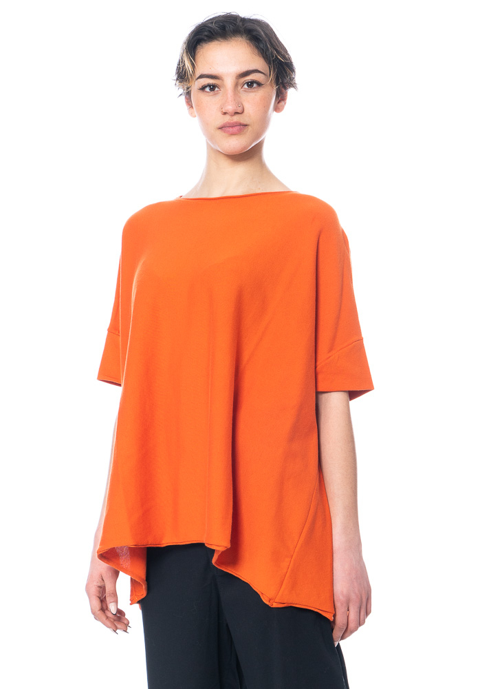 Knit Knit, Loose Fit Tunic with Asymmetric Hemline