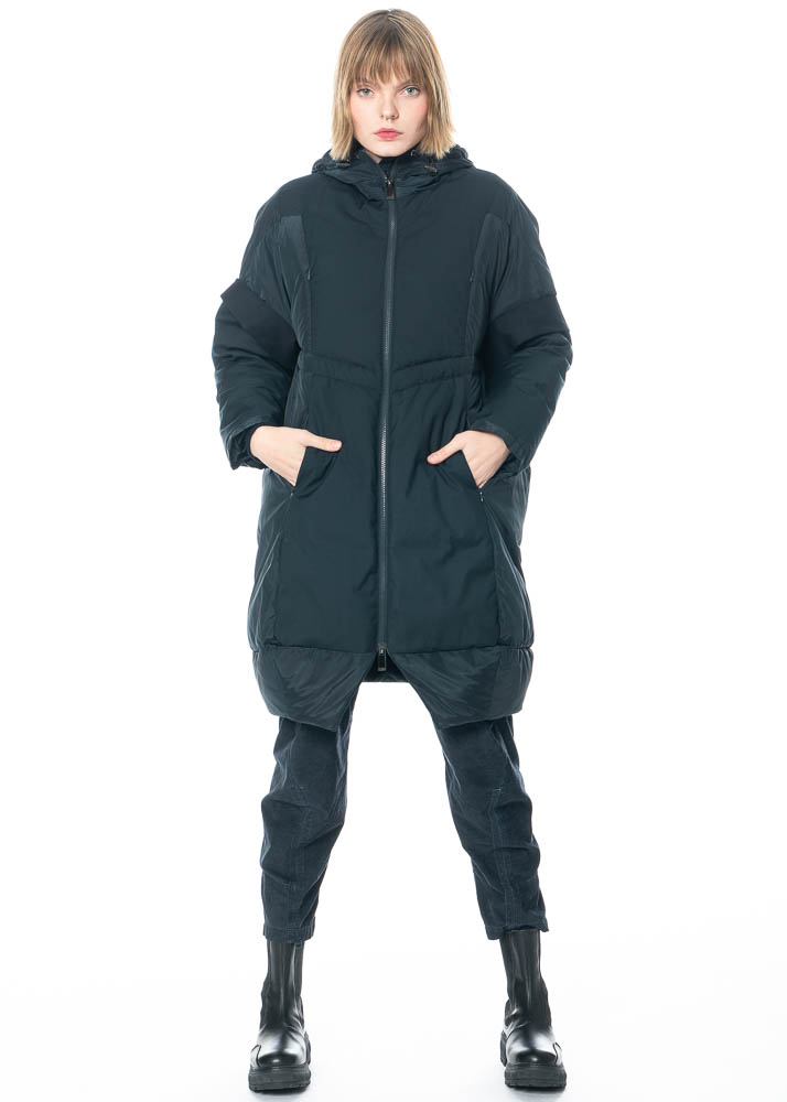 HIGH, medium length unisex down jacket ENDEAR