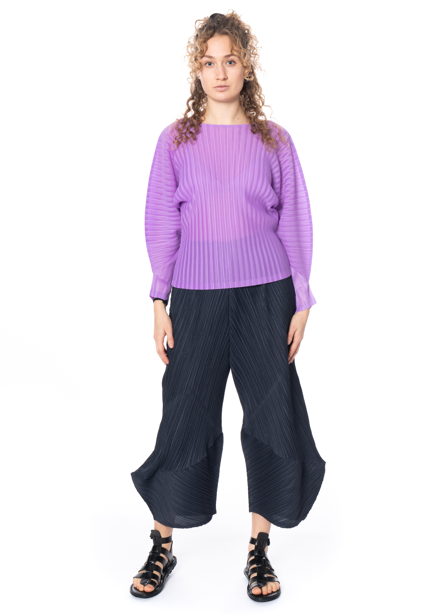 PLEATS PLEASE ISSEY MIYAKE, trousers THICKER BOTTOMS 1
