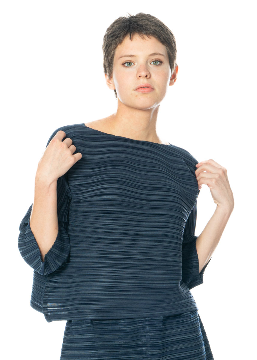 Shop Pleats Please Issey Miyake October Collared Top | Saks