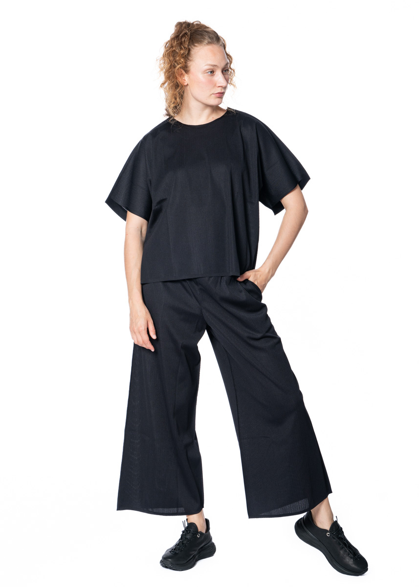 Issey Miyake Pleats Please A-POC Form Dress in Black