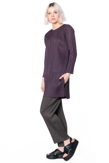 PLEATS PLEASE ISSEY MIYAKE, Tunika JANUARY dark purple