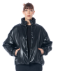 ULI SCHNEIDER, Puffer Jacket made of Faux Leather - NOBANANAS - Image 3