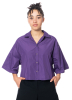 HINDAHL & SKUDELNY,  short blouse in fine taffeta 124B17