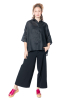 HINDAHL & SKUDELNY, elegant viscose trouser skirt 124H14