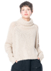 RUNDHOLZ, boxy knit sweater with turtleneck 2241450702