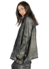 RUNDHOLZ, distressed denim coat with pockets 2241131205