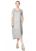 RUNDHOLZ DIP, raw-edged summer dress with silk trim 1242500906