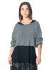 RUNDHOLZ  BLACK  LABEL, cropped jumper with hem frills 2243480701