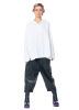 PLUSLAVIE PLÜ, lässige Bluse mit Kapuze A PLEATED BLOUSE
