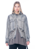 DRKSHDW by Rick Owens, denim jacket with cape sleeves