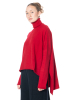 La Vaca Loca, turtleneck sweater with different hem lenghts LIZETH