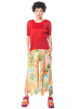PLEATS PLEASE ISSEY MIYAKE, trousers PROMENADE orange