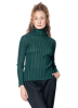 PLEATS PLEASE ISSEY MIYAKE, klassisches Rollkragenshirt RIB PLEATS DECEMBER