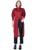 PLEATS PLEASE ISSEY MIYAKE, elegant coat with zipper NOVEMBER