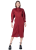 PLEATS PLEASE ISSEY MIYAKE, elegant coat with zipper NOVEMBER