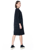 PLEATS PLEASE ISSEY MIYAKE, oversize knit dress with raised seems ICY KNIT