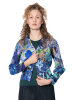 PLEATS PLEASE ISSEY MIYAKE, extraordinary cardigan with jungle print AURORA