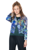 PLEATS PLEASE ISSEY MIYAKE, extraordinary cardigan with jungle print AURORA