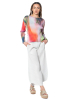 PLEATS PLEASE ISSEY MIYAKE, ausgestellte Hose THICKER BOTTOMS 2 in Ice White