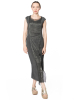 RUNDHOLZ DIP, elegant raw-edged dress with silk detailing 1242500902