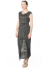 RUNDHOLZ DIP, elegant raw-edged dress with silk detailing 1242500902