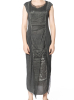 RUNDHOLZ DIP, elegant raw-edged dress with silk detailing 1242500902