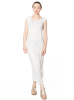 RUNDHOLZ DIP, elegant raw-edged dress with silk detailing 1242500902