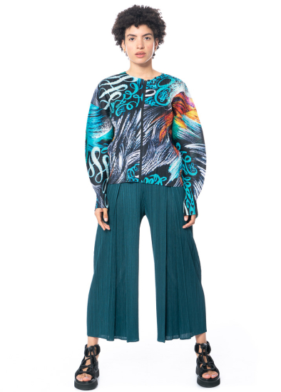 PLEATS PLEASE ISSEY MIYAKE, trousers APRIL