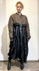 maria calderara, faux leather dress with laser cut-outs | NOBANANAS