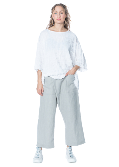 KAYIKO, JAPANESE PANTS from ramie twill