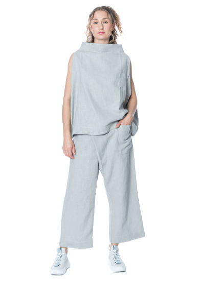 KAYIKO, Hose JAPANESE PANTS aus Ramie Twill