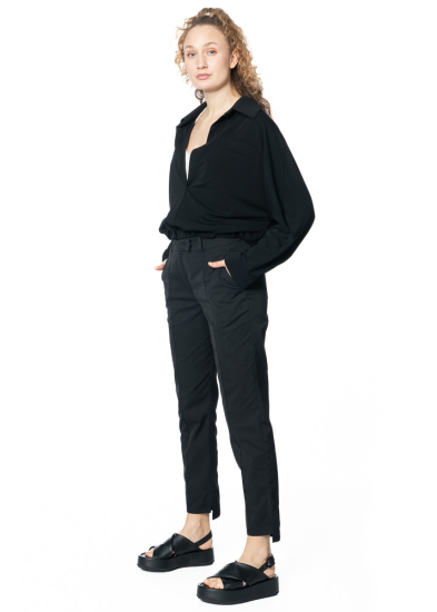 ULI SCHNEIDER, business pants made from cotton gabardine