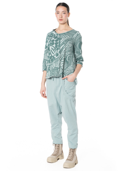 RUNDHOLZ BLACK LABEL, cotton shirt with all-over print 1263290505 - NOBANANAS - Image 3