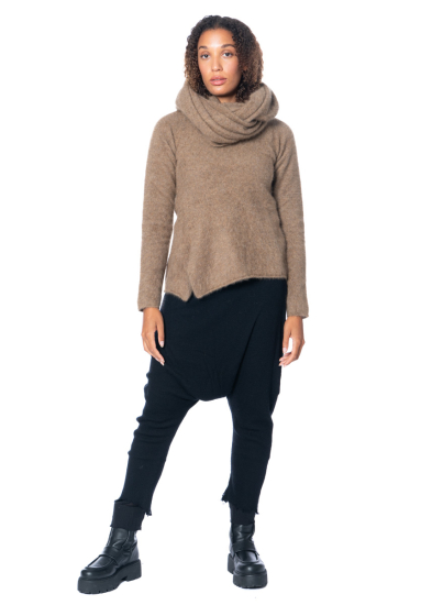 RUNDHOLZ, asymmetrischer Waschbärpullover 2241410704