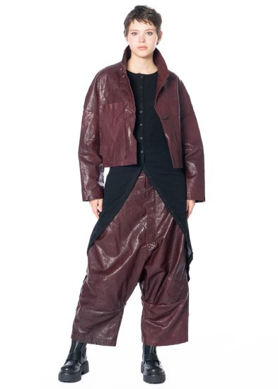 RUNDHOLZ, lamb leather jacket in glossy finish 2241491102