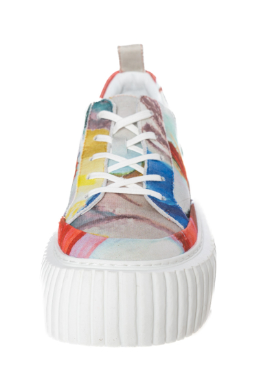 RUNDHOLZ, multicolored lace-up shoes with platform sole 1241985250