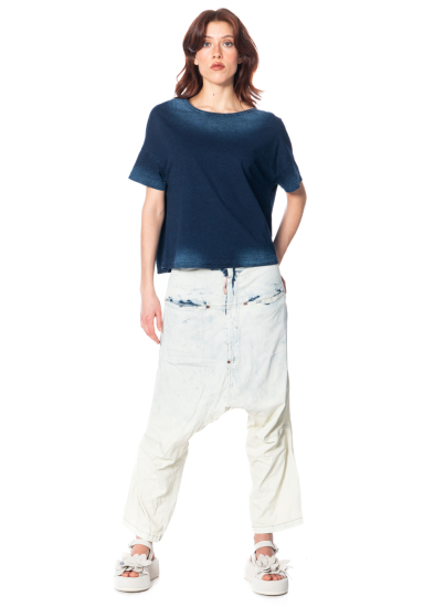 RUNDHOLZ DIP, stylish washed denim pants 1252030112