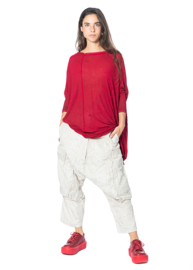 RUNDHOLZ DIP, wide silk pants with pockets 2242090103