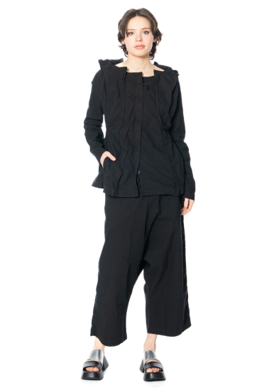 RUNDHOLZ DIP, skulpturale Jacke in A-Linie 1252241103