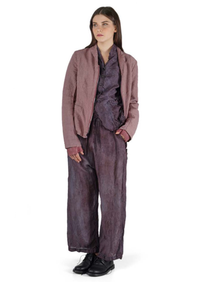 RUNDHOLZ DIP, cupro pants with cloud effect 2252470101