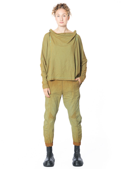 RUNDHOLZ DIP, figure-hugging color-reflex pants 2252120104 - NOBANANAS - Image 8
