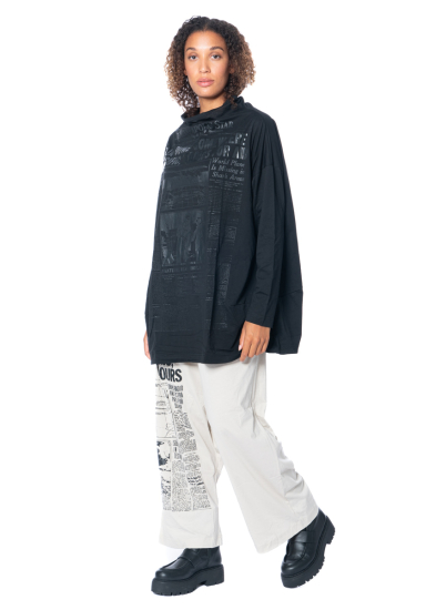 RUNDHOLZ DIP, longsleeve with placement print 2242300507