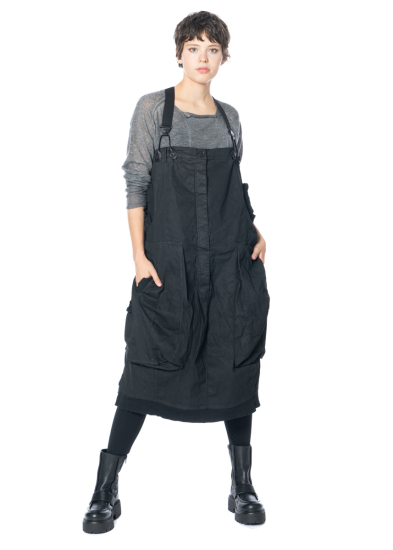 RUNDHOLZ DIP, cargo skirt with suspenders 2242600307