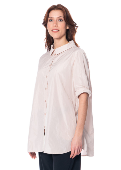 KATHARINA HOVMAN, summer blouse with a small collar 251216