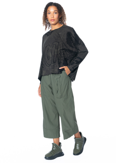 RUNDHOLZ  BLACK  LABEL, wide flared pants 2243220108