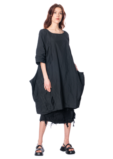RUNDHOLZ BLACK LABEL, Kleid mit Faltenstruktur 1253300903