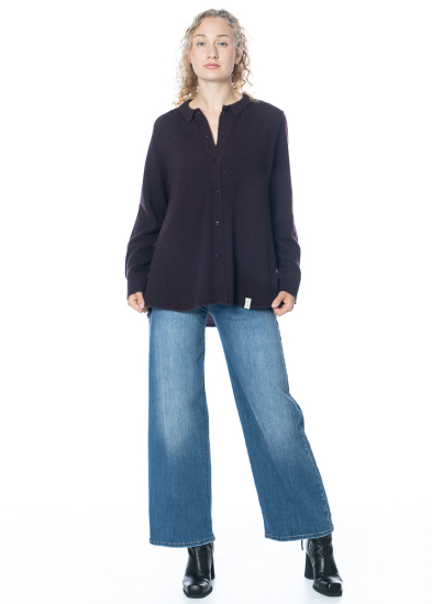 HENRY CHRIST, blouse in cardigan style - Nobananas - Image 4